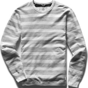 Reigning Champ Crewneck Striped Terry - LIMITED EDITION - Unisex Size Small
